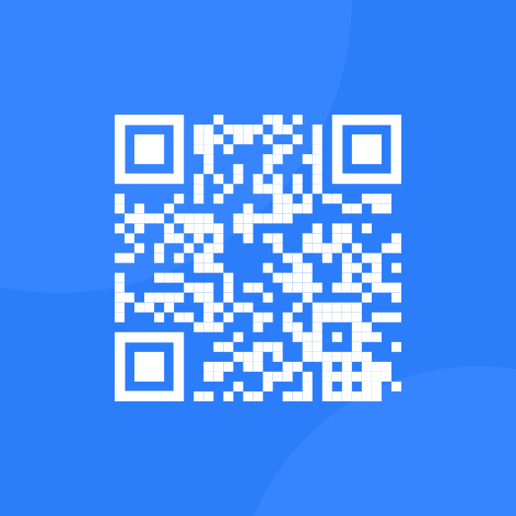 QR code directing to frontendmentor.io